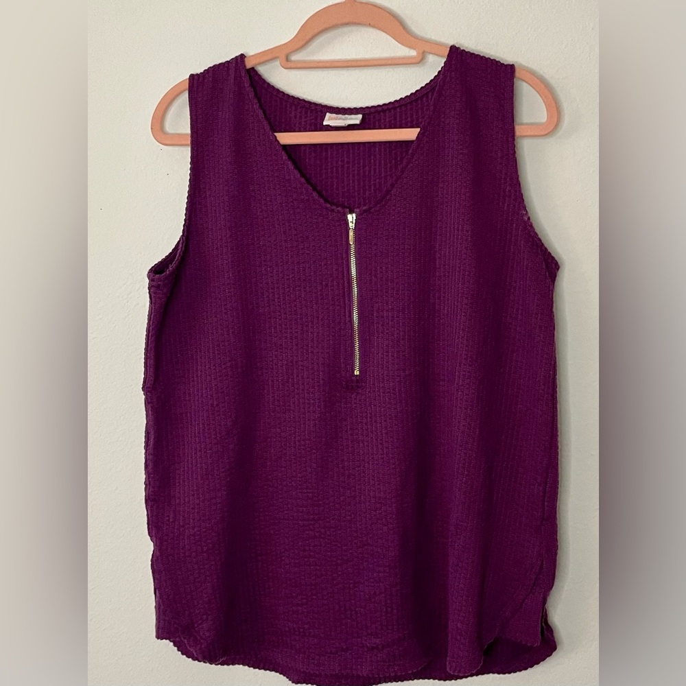 LULAROE FRONT ZIP TUNIC